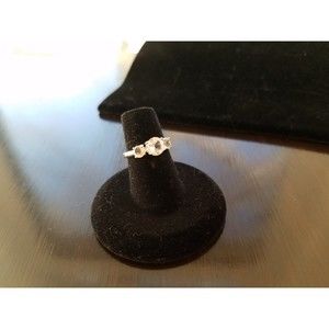 Vintage 925 Cubic Zirconia Ring - image 1